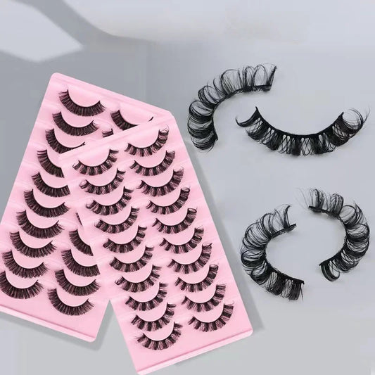 3D Mink Russian Strip False Eyelashes (10 Pairs)